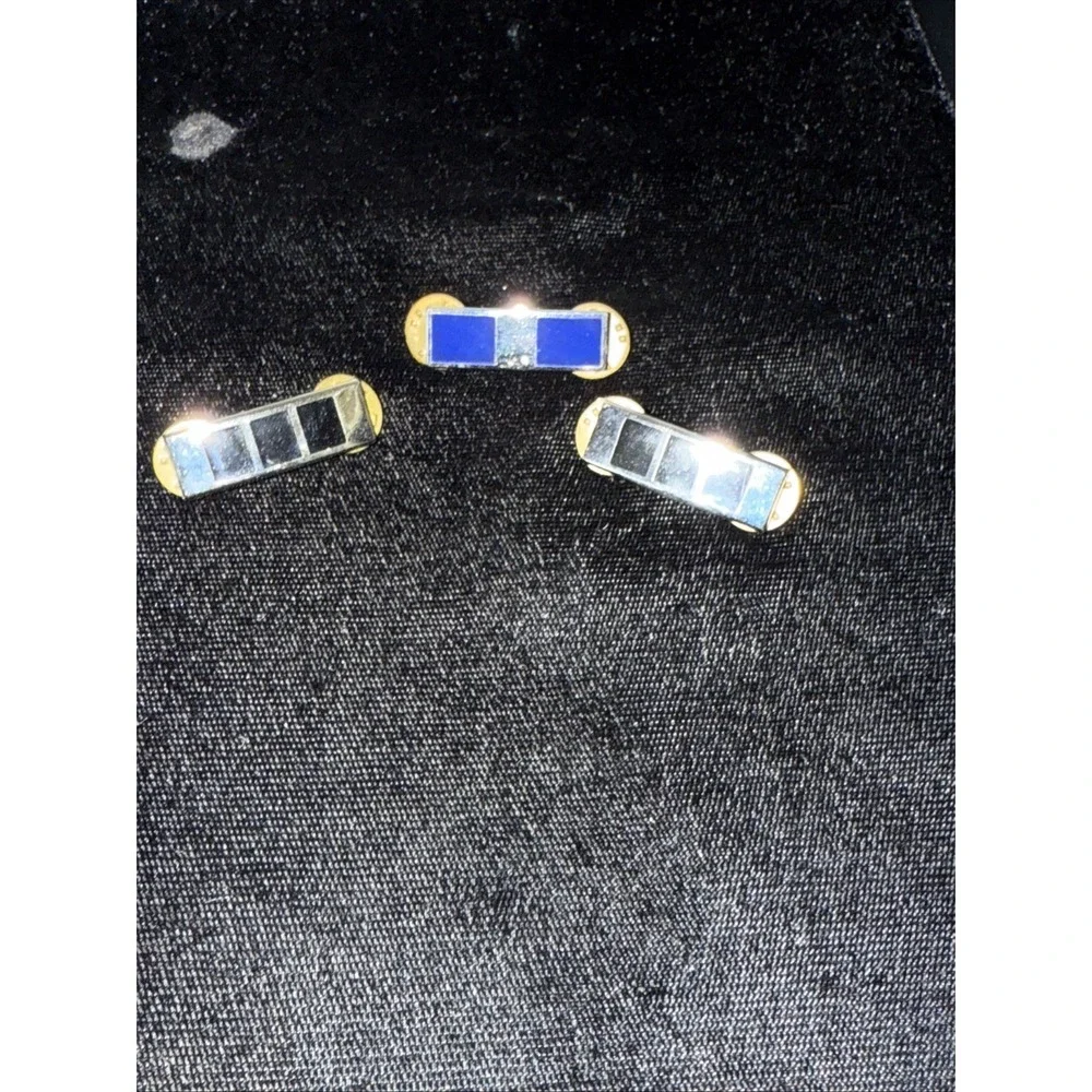 PAIR‎ US ARMY CHIEF WARRANT OFFICER 3 (CW3) BRITE Pin Plus Blue One 3918